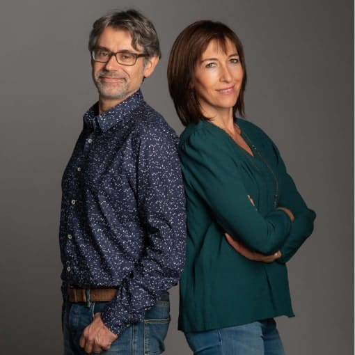 Nathalie Bello and Chris Decroix, the founders of Twoons communications